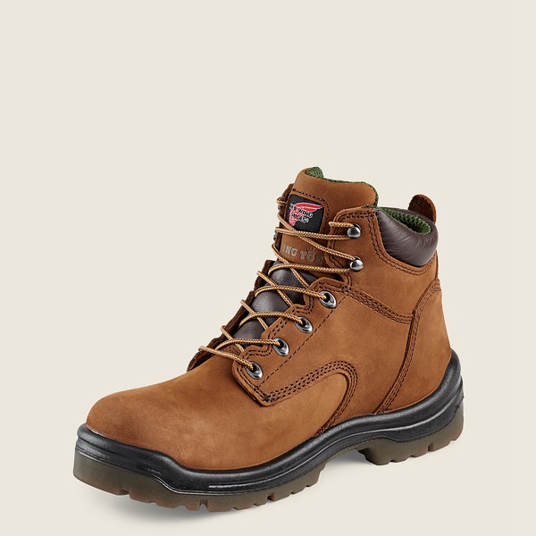 Red Wing Safety Boots King Toe® - 6-Inch Waterproof Toe - Brune - Herre 5817-XQIDW